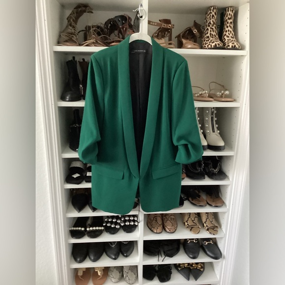 Zara Jackets & Blazers - Zara Green Blazer